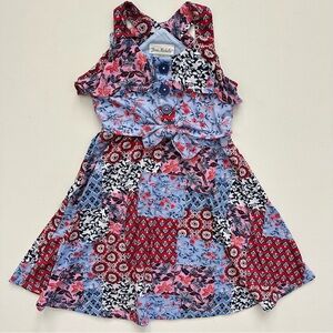 Jona Michelle Girls Floral Dress Size 6